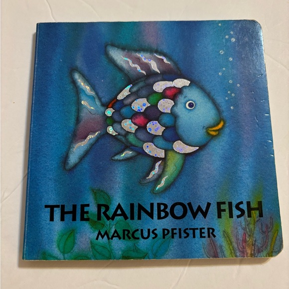 Rainbow Fish Coloring Mug 1998 New and Unused Rare Find + Hardback Book 1992 - Picture 12 of 15